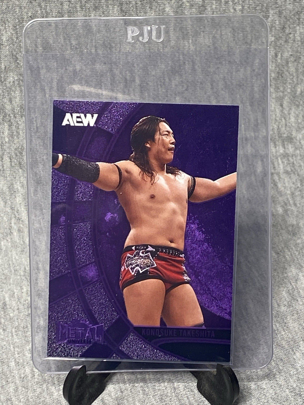 Konosuke Takeshita AEW 2025 Metal Universe Purple FX 085/199
