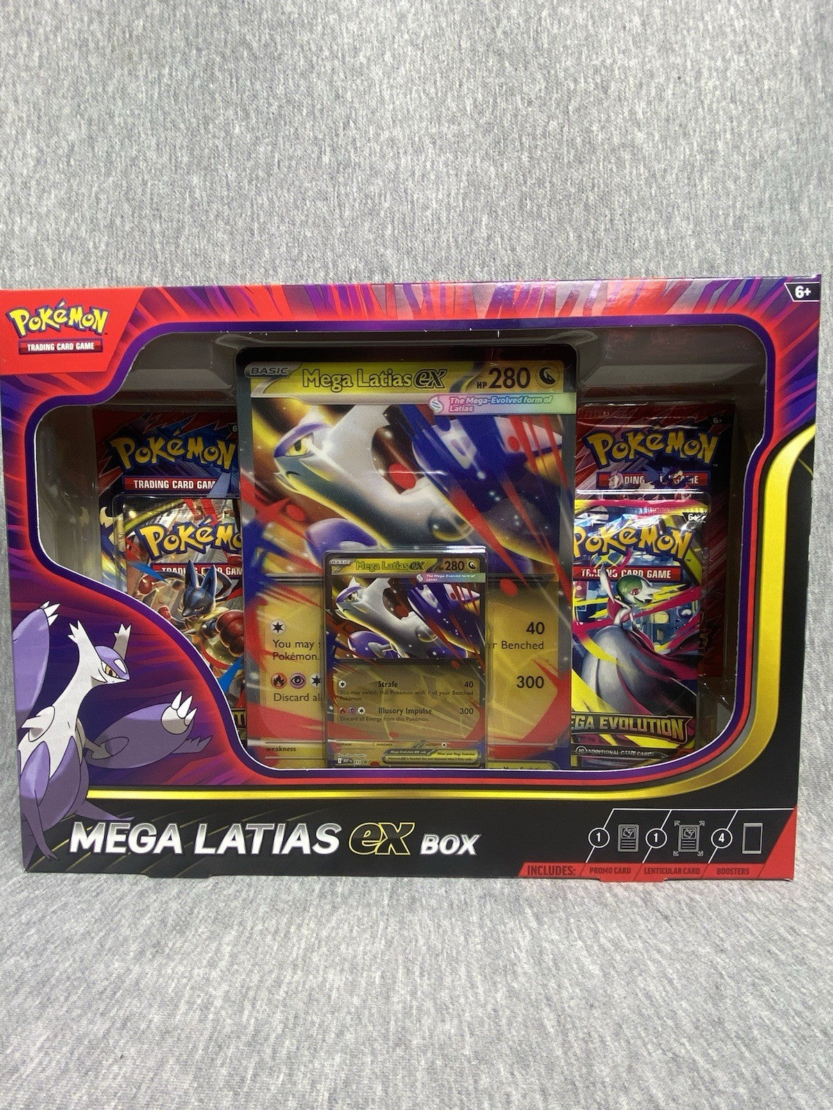 Pokemon TCG - Mega Latias Ex Box (4 Card Packs) - New/In-Hand - Free Shipping