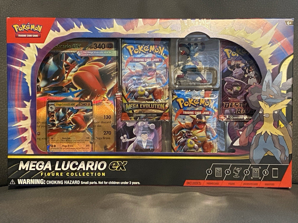*SEALED*Pokemon TCG Mega Lucario ex Premium Figure Collection Box