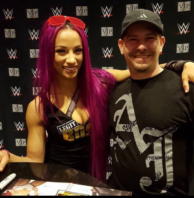 2016 Topps WWE Road to Wrestlemania - NXT Sasha Banks #102  Autographed