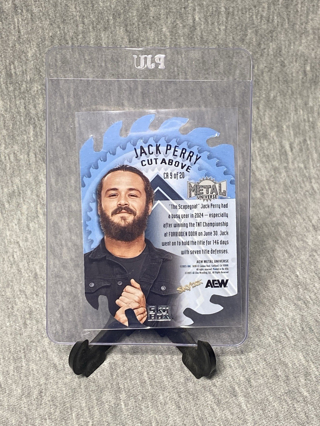 Jack Perry 2025 Skybox Metal Universe AEW EX A Cut Above SSP #9 of 20 Case Hit!