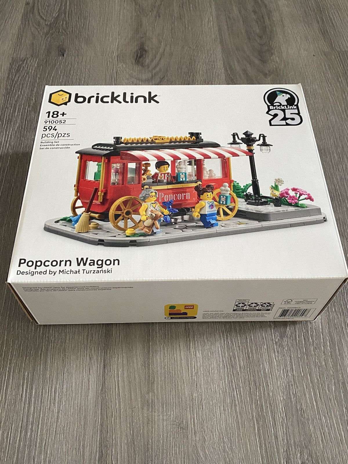 Lego Bricklink 910052 Popcorn Wagon Cart Designer Program Set NEW SEALED IN HAND